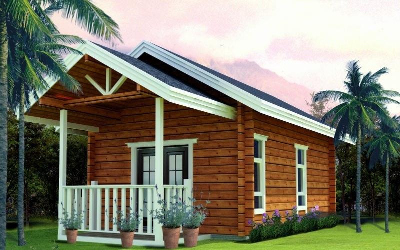 Mẫu nhà gỗ cấp 4 đơn giản, mang nét đẹp bình yên miền quê