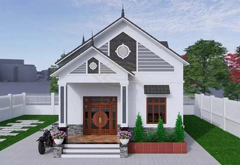 Mẫu nhà cấp 3 mái Thái được ưa chuộng ở nông thôn
