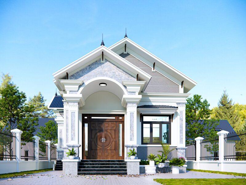 Mẫu nhà cấp 4 mái Thái 5×20 giá 200 triệu tiện nghi, chi phí hợp lý cho gia đình trẻ