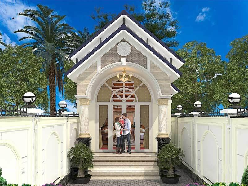 Mẫu nhà cấp 4 mái Thái 5×20 hiện đại, sang trọng và đầy đủ tiện nghi