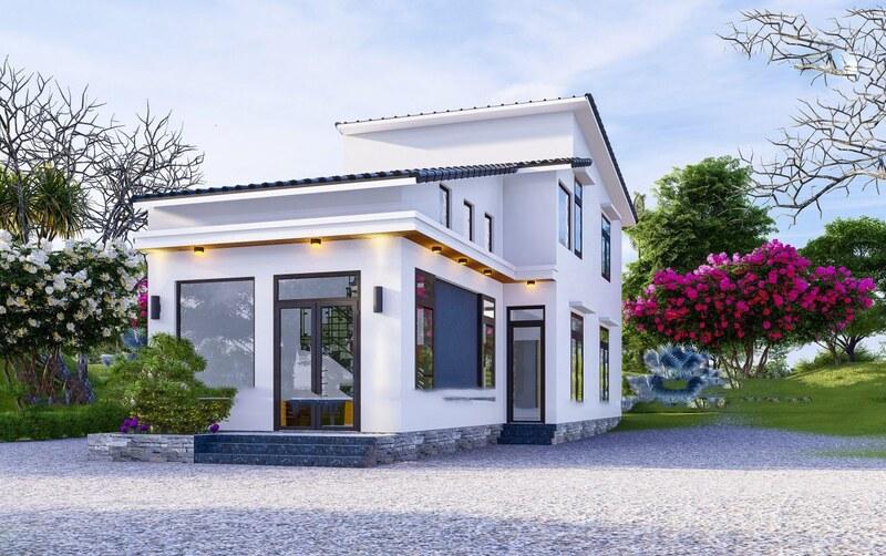 Mẫu nhà cấp 4 mái lệch 4 phòng ngủ lý tưởng, phù hợp mọi miền