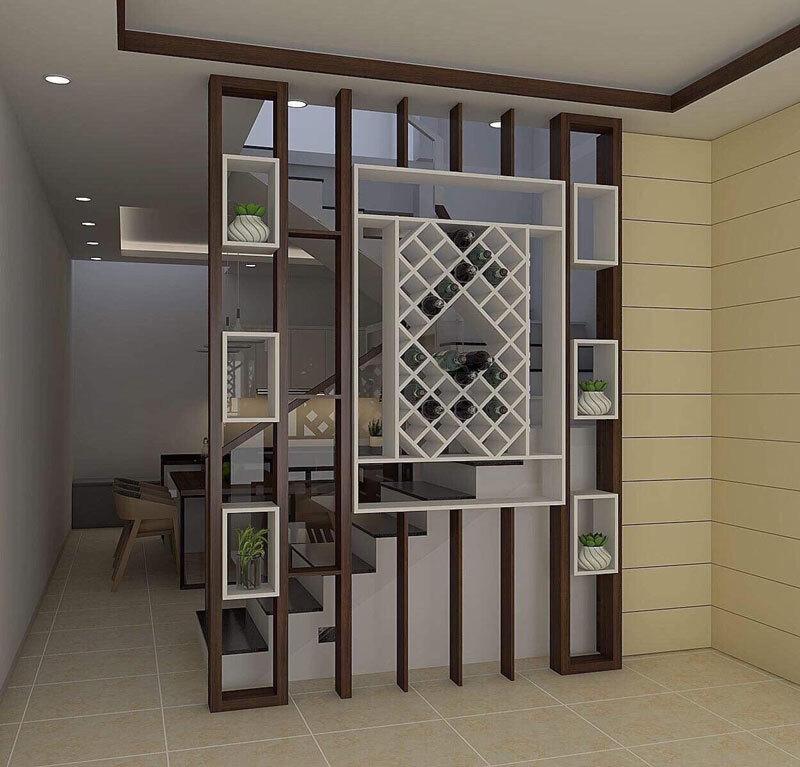 Vách ngăn phòng khách bằng nhựa có khả năng chống nước và mối mọt vượt trội