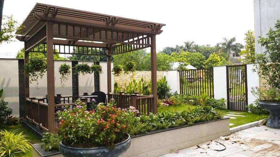 Nhà chòi sân vườn là kiến trúc được xây dựng trong không gian sân vườn để thư giãn