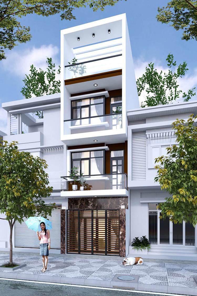 Mẫu nhà ống đẹp 3 tầng 4x16m dễ dàng bố trí nhiều phòng chức năng