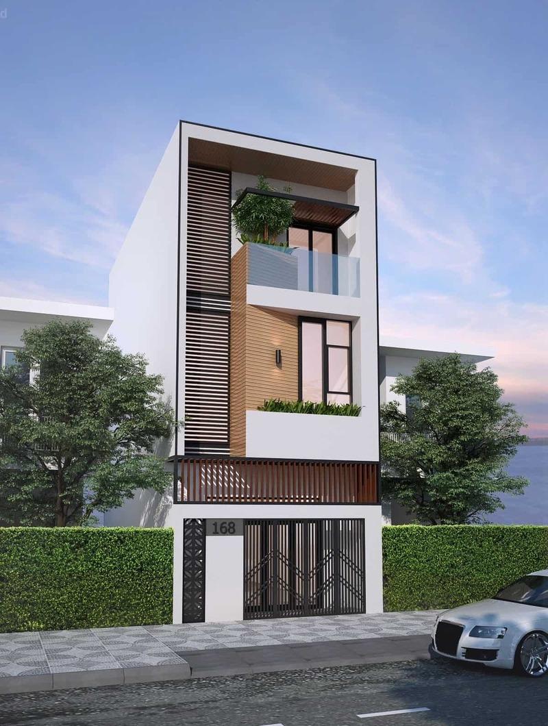 Mẫu nhà ống đẹp 3 tầng 5mx20m hiện đại, sang trọng