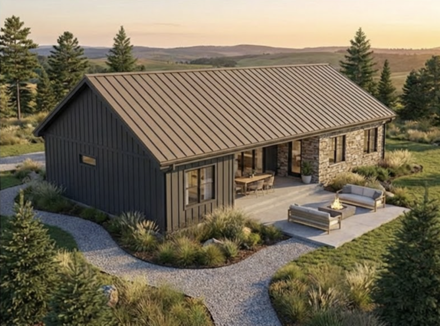 ​​​​​​​Nhà cấp 4 mái tôn dưới 100 triệu với ưu điểm chi phí thấp, thi công nhanh