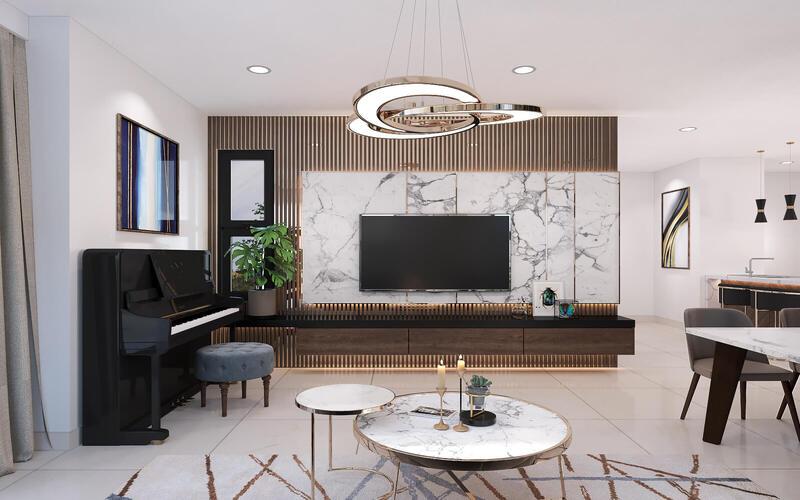 Phụ kiện trang trí giúp việc cải tạo phòng khách ấn tượng hơn