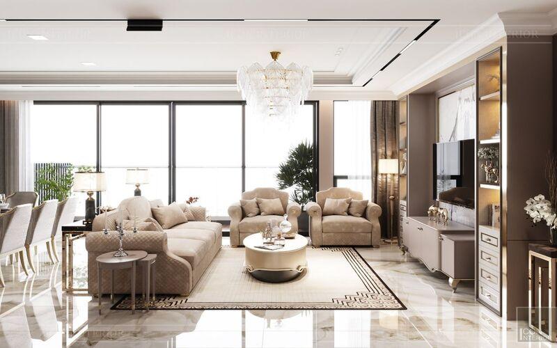 Cải tạo phòng khách bằng cách thay đổi màu sắc tường