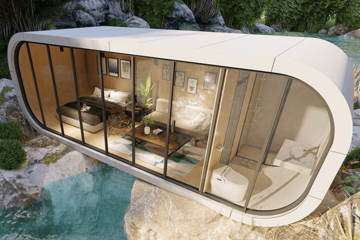 Mẫu nhà lắp ghép từ cabin đẹp, gọn nhẹ, dễ dàng di chuyển