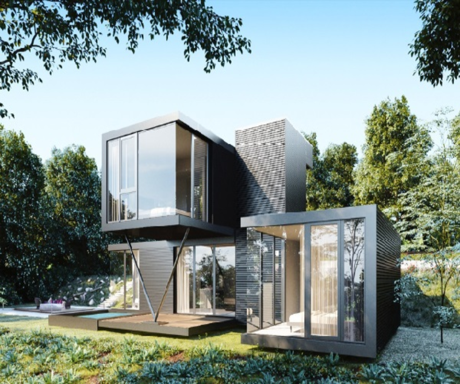 Nhà khung thép 2 tầng với đặc điểm linh hoạt cao, tiết kiệm chi phí