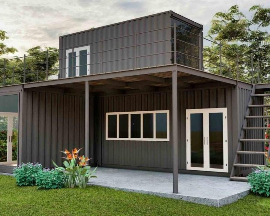 Nhà container 2 tầng được làm từ thép nên nếu không các lớp cách nhiệt hoặc thông gió sẽ bị nóng