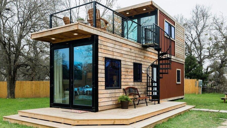 Mẫu nhà container 2 tầng đẹp, giá rẻ, được ưa chuộng hiện nay