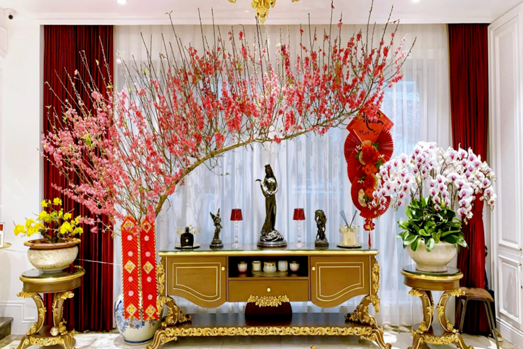 Trang trí góc Tết trong nhà mang ý nghĩa may mắn cho cả năm 