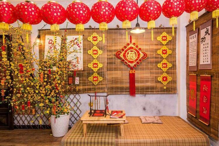 Trang trí ngày Tết bằng các mô hình mang giá trị truyền thống