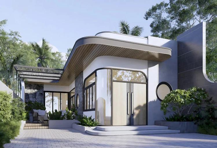 Thiết kế cải tạo nhà cấp 4 chữ L mang đến nhiều lợi thế về thông gió, chiếu sáng và không gian