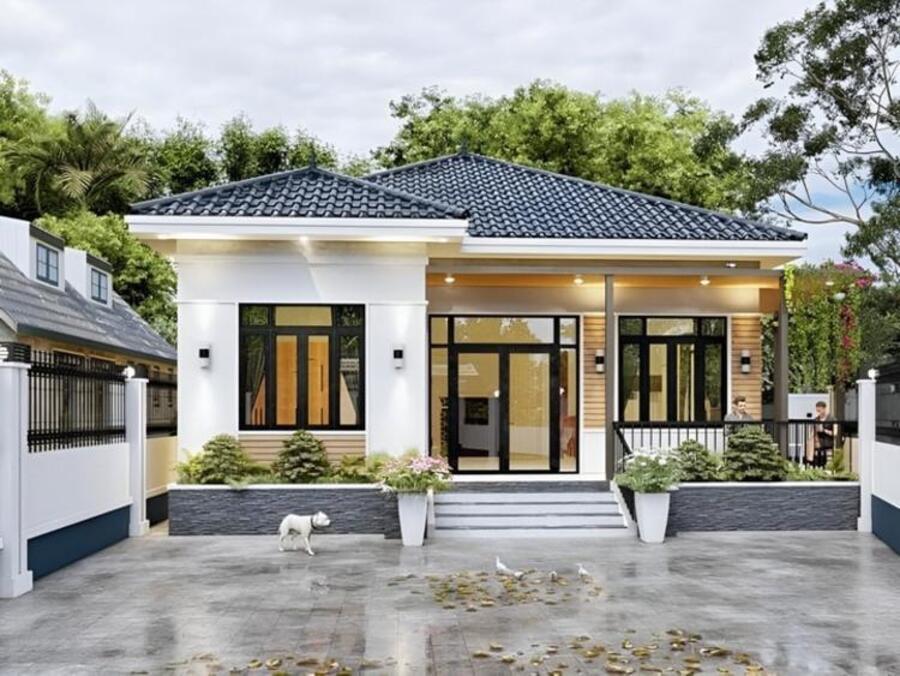 Mẫu nhà cấp 4 đẹp đơn giản với 500 triệu