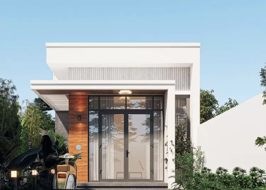 Mẫu nhà cấp 4 đẹp 5x20m giá rẻ, thi công nhanh