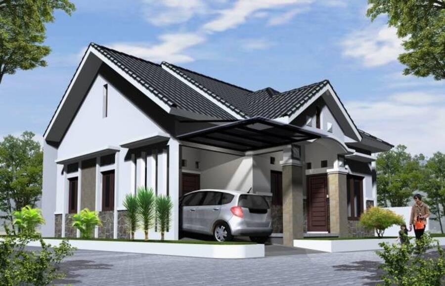 Mẫu nhà cấp 4 đẹp giá rẻ 300 triệu có sân vườn thoáng đãng