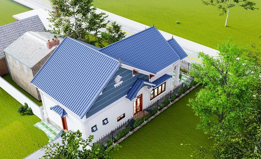 Mẫu nhà cấp 4 mái Thái 6x18m thiết kế thông minh, dễ bố trí nội thất