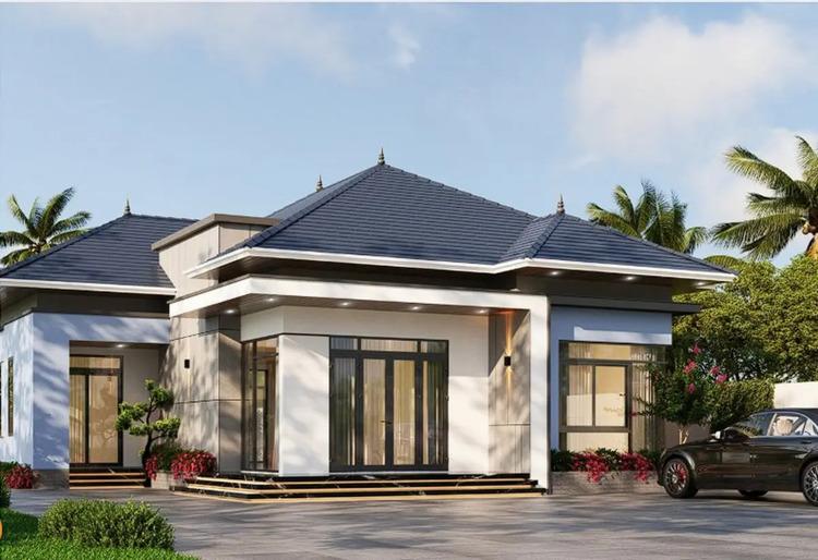 Mẫu nhà cấp 4 mái Nhật 4 phòng ngủ 700 triệu đầy đủ tiện nghi và thoải mái