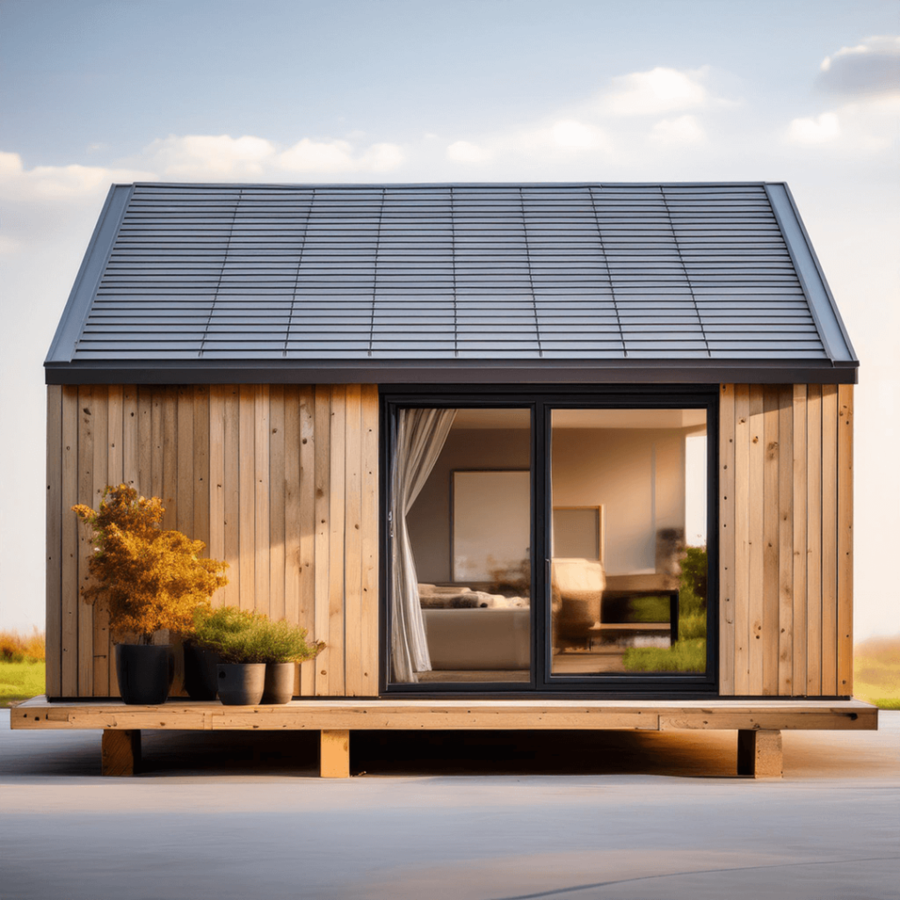 Mẫu nhà tiền chế đẹp mini với diện tích dưới 25m2