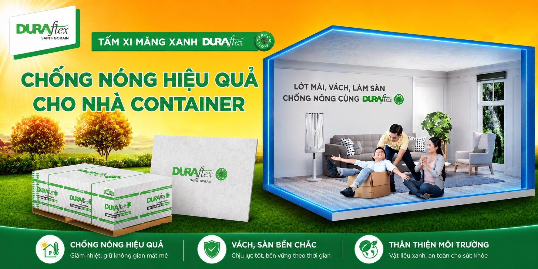 chống nóng hiệu quả cho nhà container