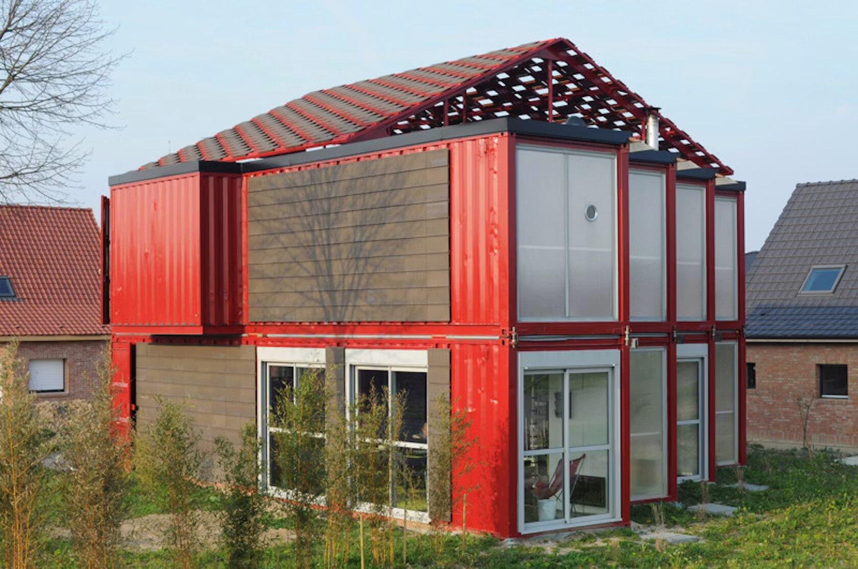 Nhà container lắp ghép độc độc của kiến trúc sư Patrick Partouche (Nguồn: Internet)