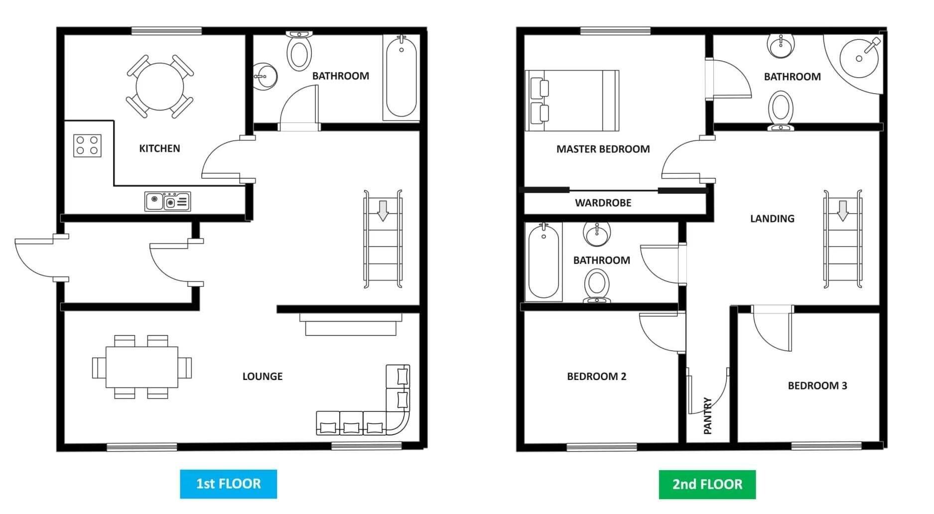 Bản vẽ chi tiết là nền tảng để hiện thực hóa ngôi nhà 2 tầng đúng như mong muốn (Nguồn: Internet)