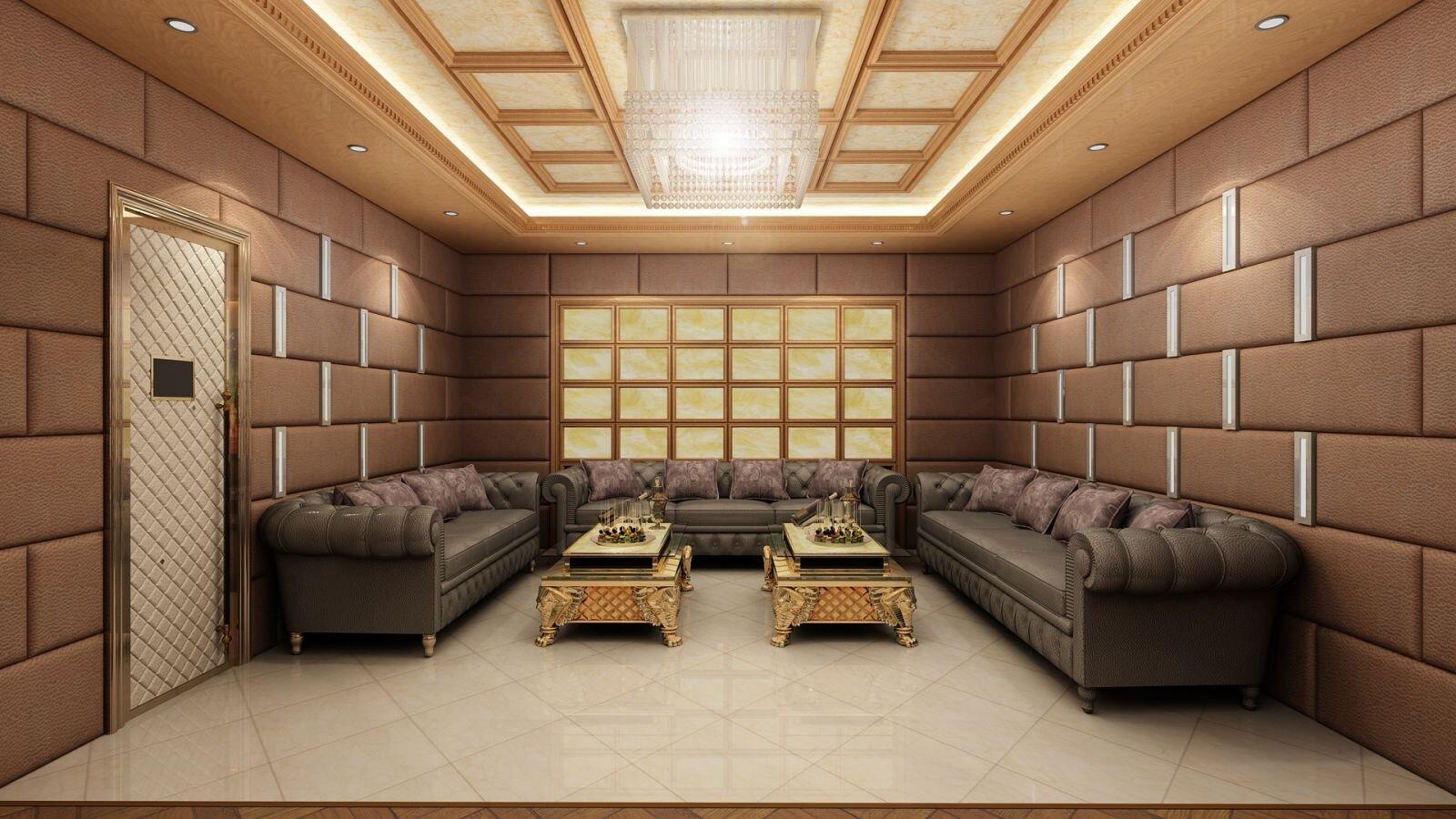 Tường và vách là 2 phần nên được xử lý cách âm kỹ nhất trong phòng karaoke (Nguồn: Internet)