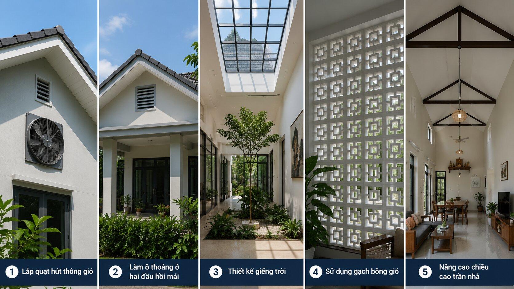 Thi công thông gió cho ngôi nhà để duy trì trong thời gian dài