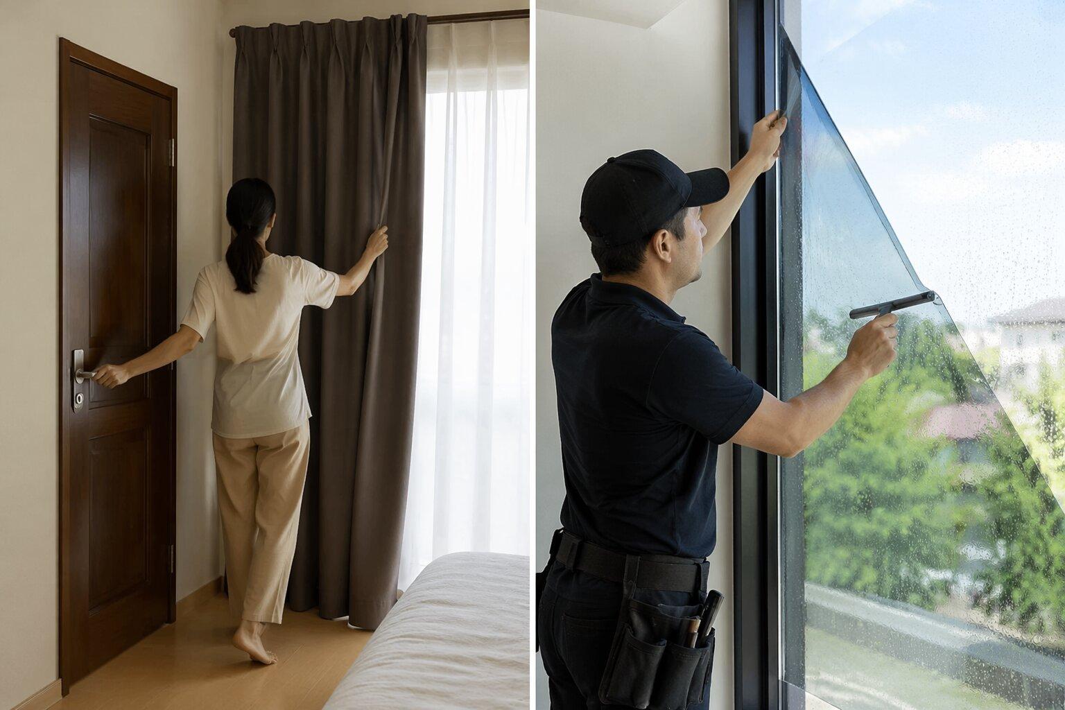 Các biện pháp chặn nhiệt vào ban ngày