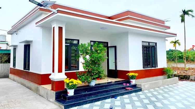 Cải tạo nhà cấp 4 cũ 3 gian thành nhà cấp 4, mái bằng đơn giản(Nguồn: Internet)