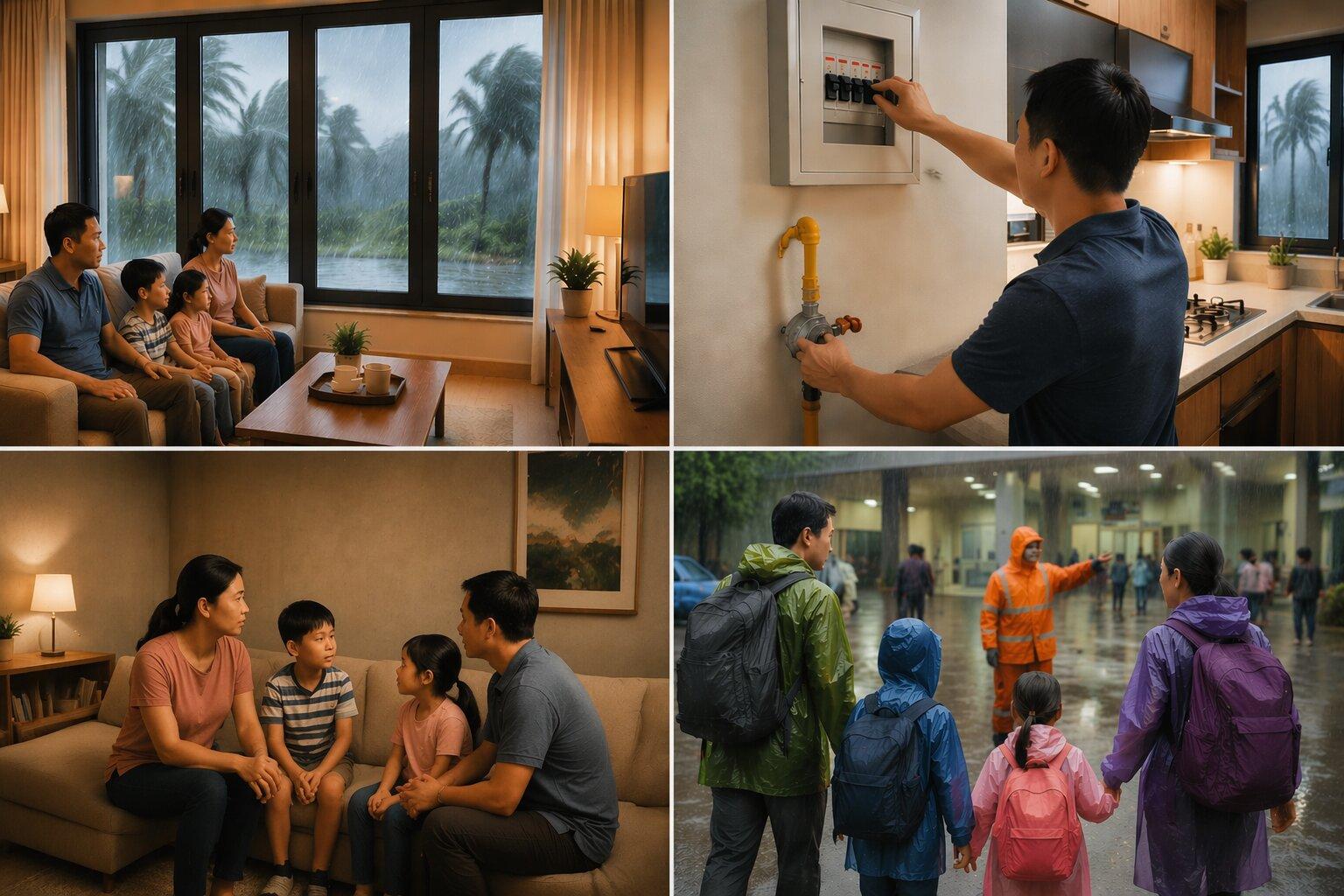 Những biện pháp đảm bảo an toàn trong cơn bão