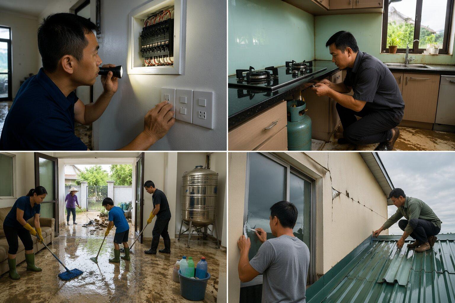 Công tác khắc phục hậu quả sau khi bão qua phải đảm bảo an toàn