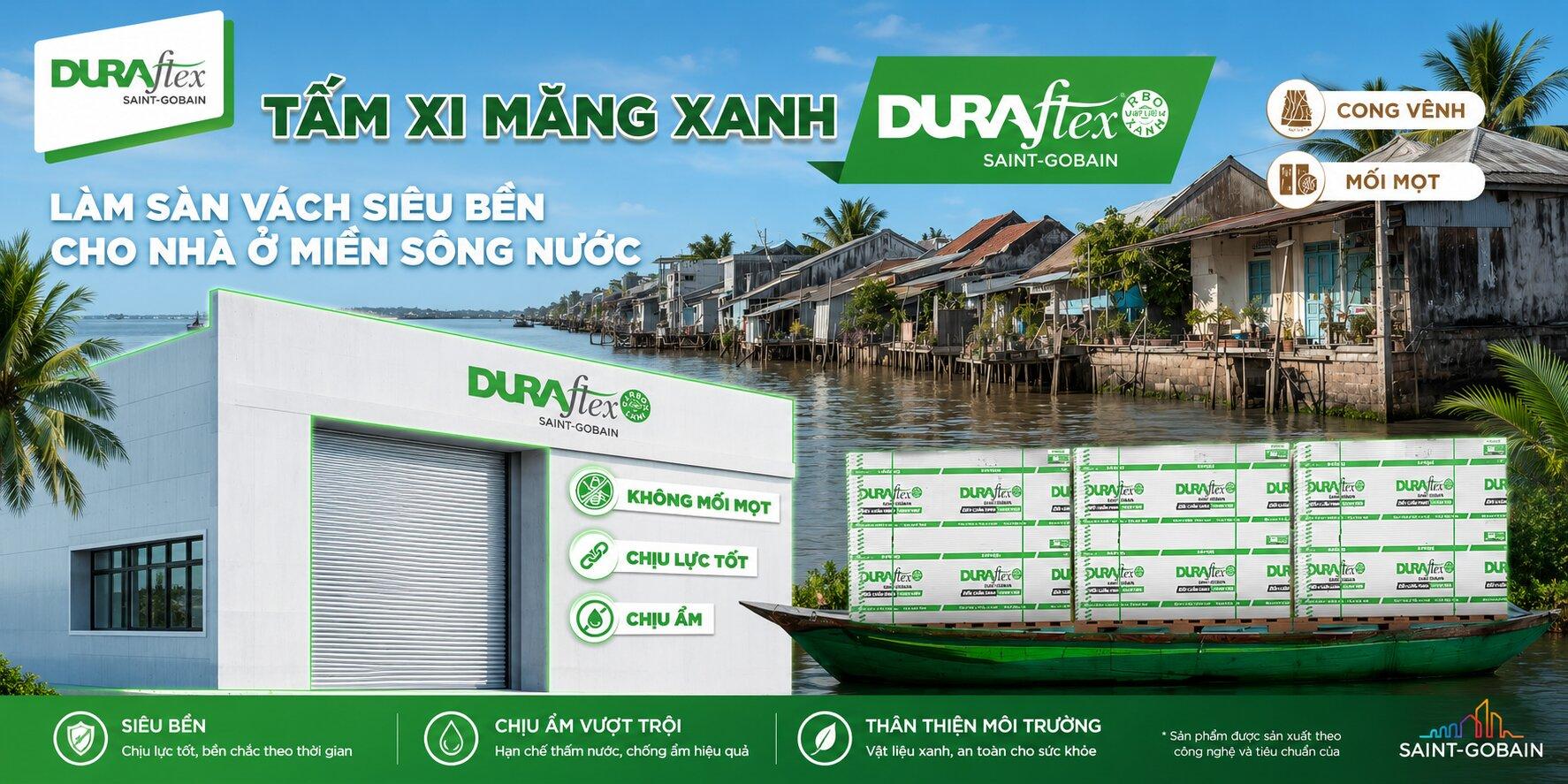 tấm xi măng xanh duraflex