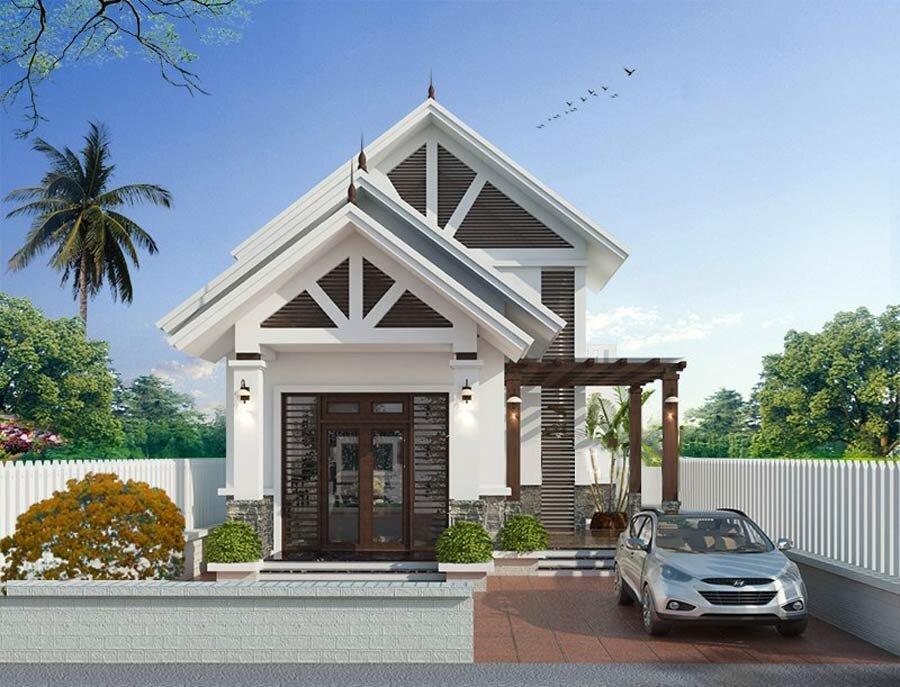 Hệ lam còn giúp công trình nhà cấp 4 2 phòng ngủ 5x12 có chiều sâu (Nguồn: Internet)