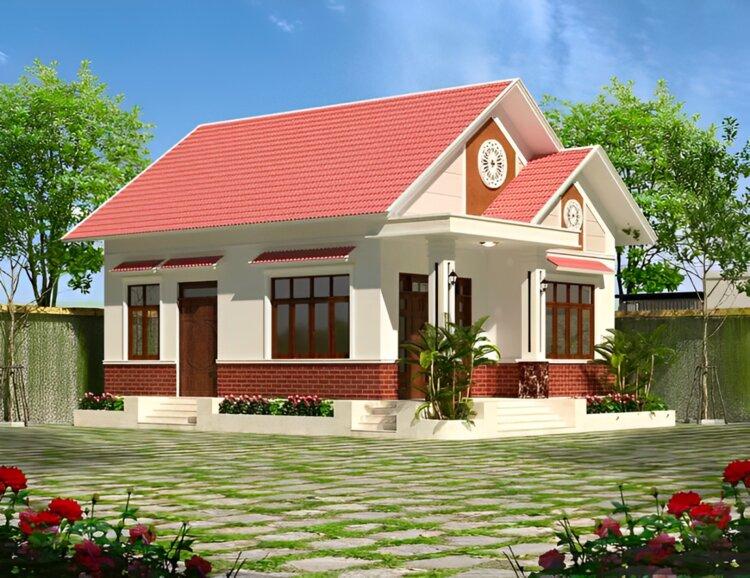 Xây nhà cấp 4 3 phòng ngủ với ngân sách 200 triệu có thể khả thi (Nguồn: Internet)