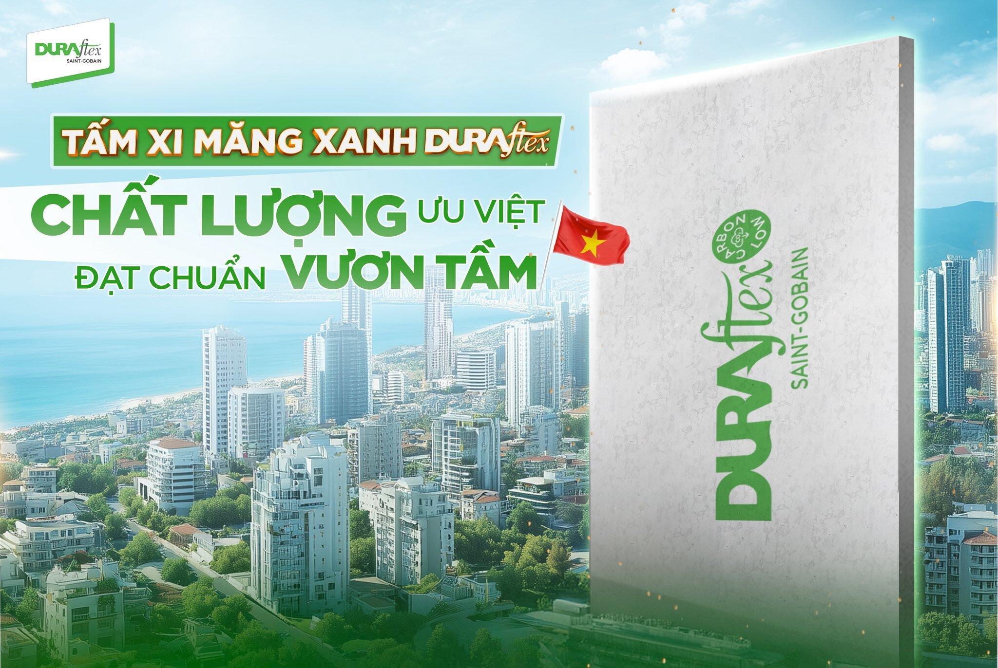 tấm xi măng xanh duraflex chất lượng ưu việt đạt chuẩn vươn tầm