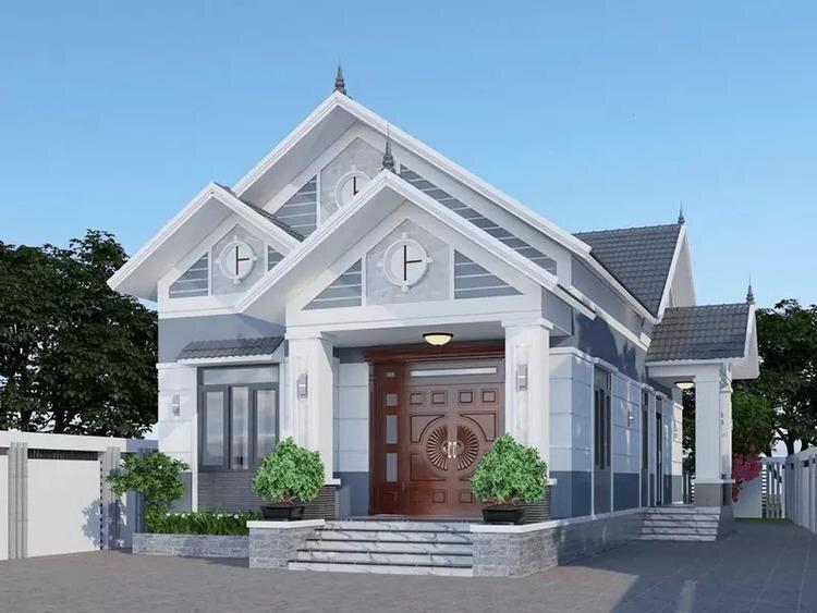 Cách tính tiền công thợ xây nhà cấp 4 mái thái 100m2 ở ngoại thành (Nguồn: Internet)