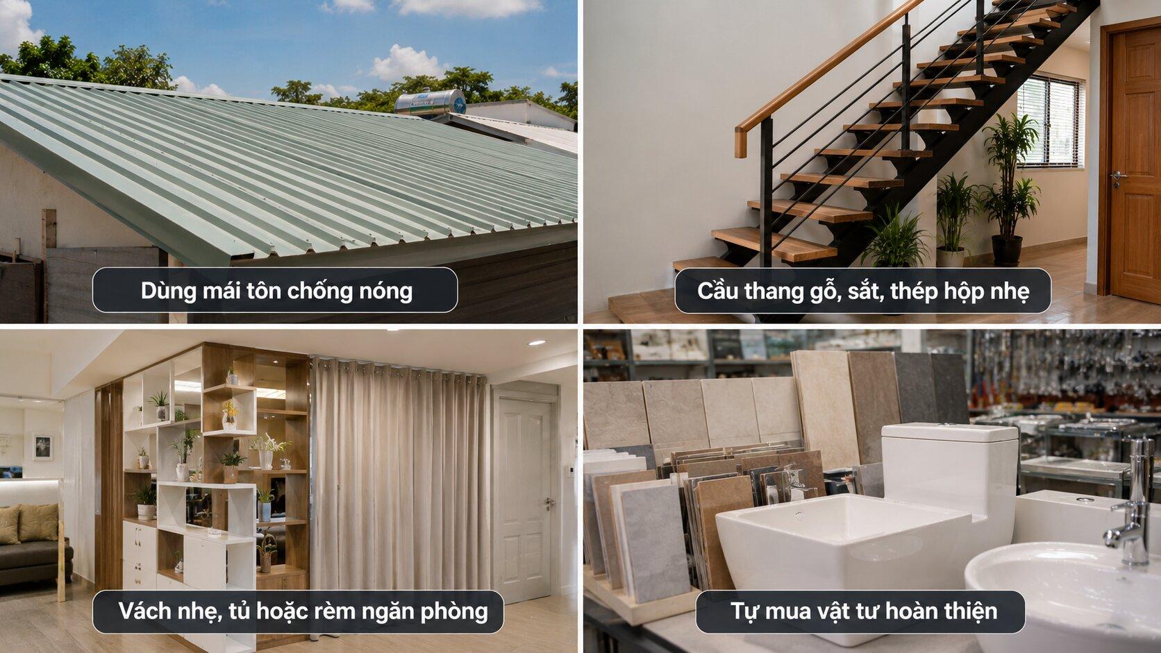 Những giải pháp tiết kiệm chi phí để xây nhà gác lửng 150 triệu