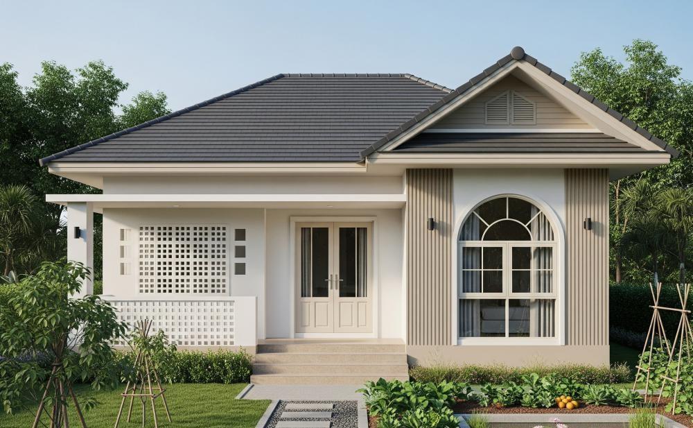 Mẫu nhà cấp 4 mái Nhật mang vẻ đẹp hài hòa và hiện đại