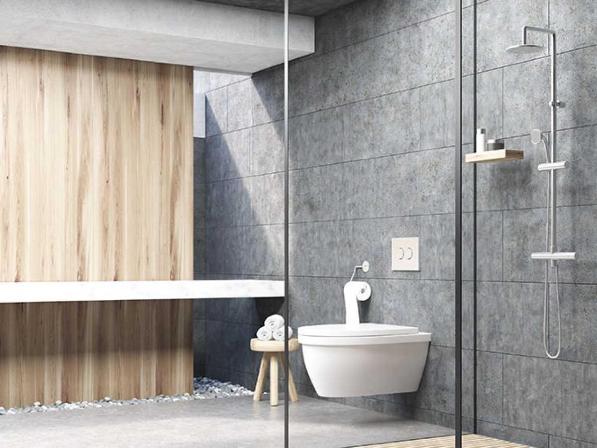 Lưu ý khi sử dụng tấm cemboard tại các khu vực dễ thấm nước, ẩm mốc như nhà vệ sinh, nhà bếp, ban công,... (Nguồn: Internet)