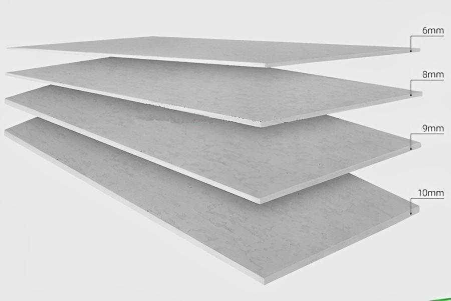 Khả năng chịu lực của tấm cemboard phụ thuộc theo độ dày tấm
