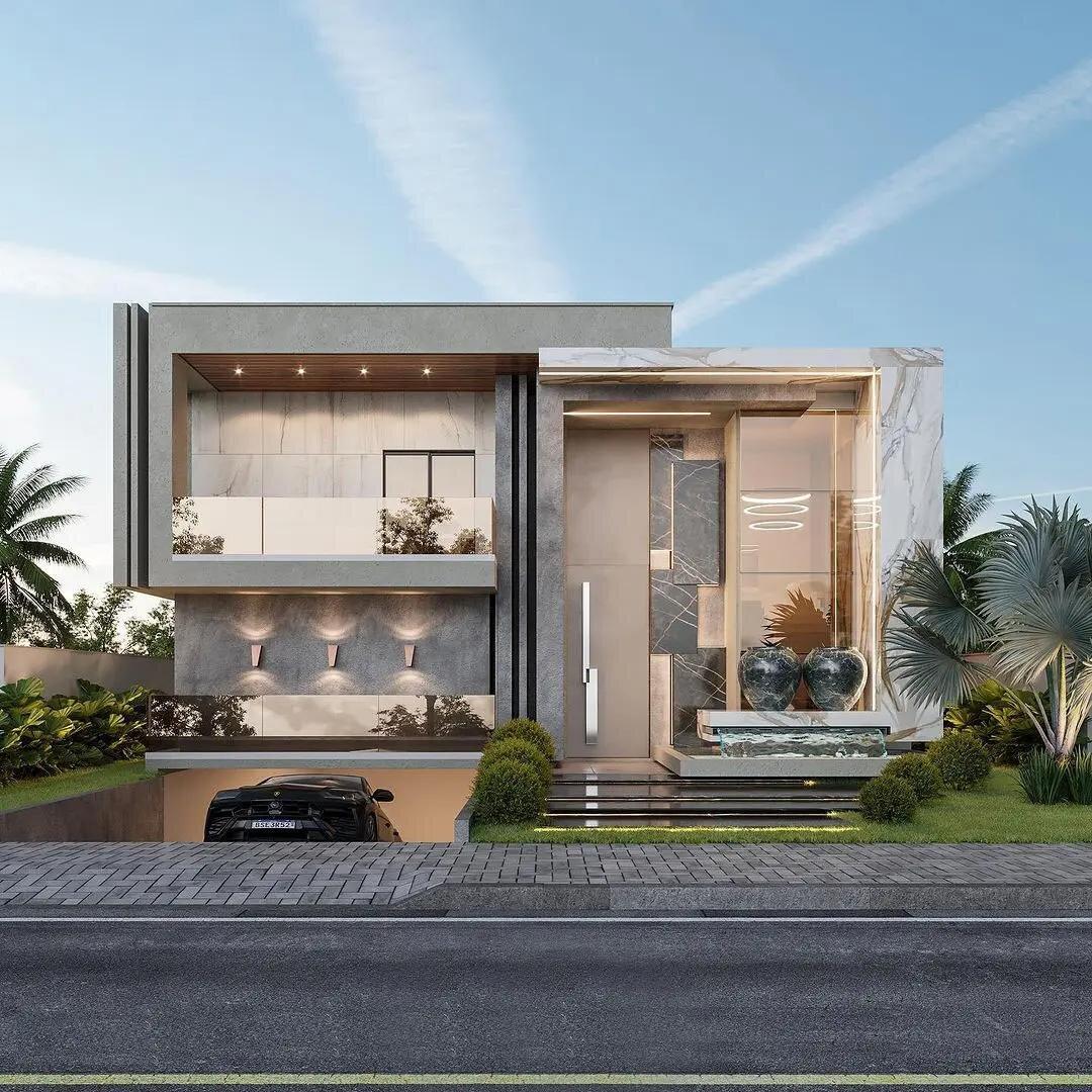Tận dụng thế đất dốc thiết kế tầng hầm làm gara giúp tiết kiệm chi phí thi công (Nguồn: Internet)