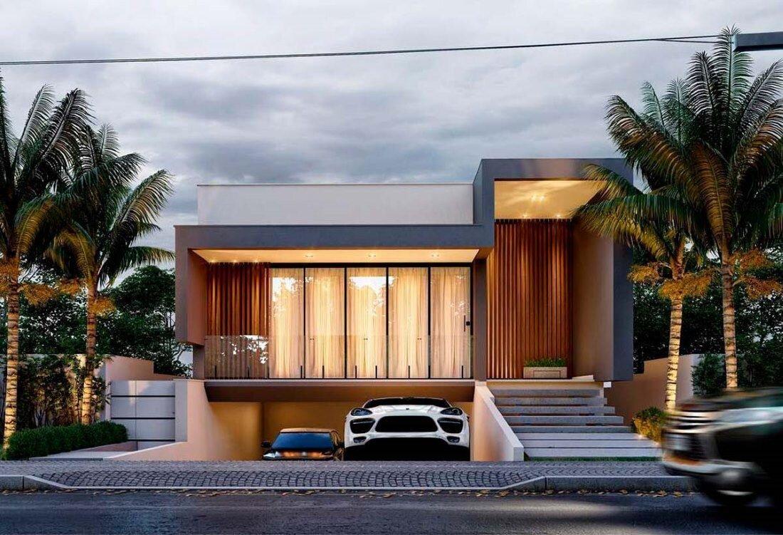 Tầng hầm trên địa hình dốc hỗ trợ lấy sáng và thông gió tự nhiên hiệu quả cho ngôi nhà (Nguồn: Internet)