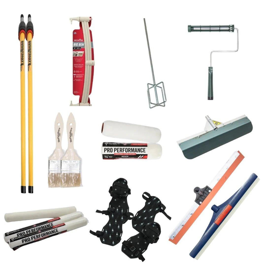 Chuẩn bị đầy đủ vật tư chuyên dụng và dụng cụ trước khi tiến hành chống thấm (Nguồn: Internet)