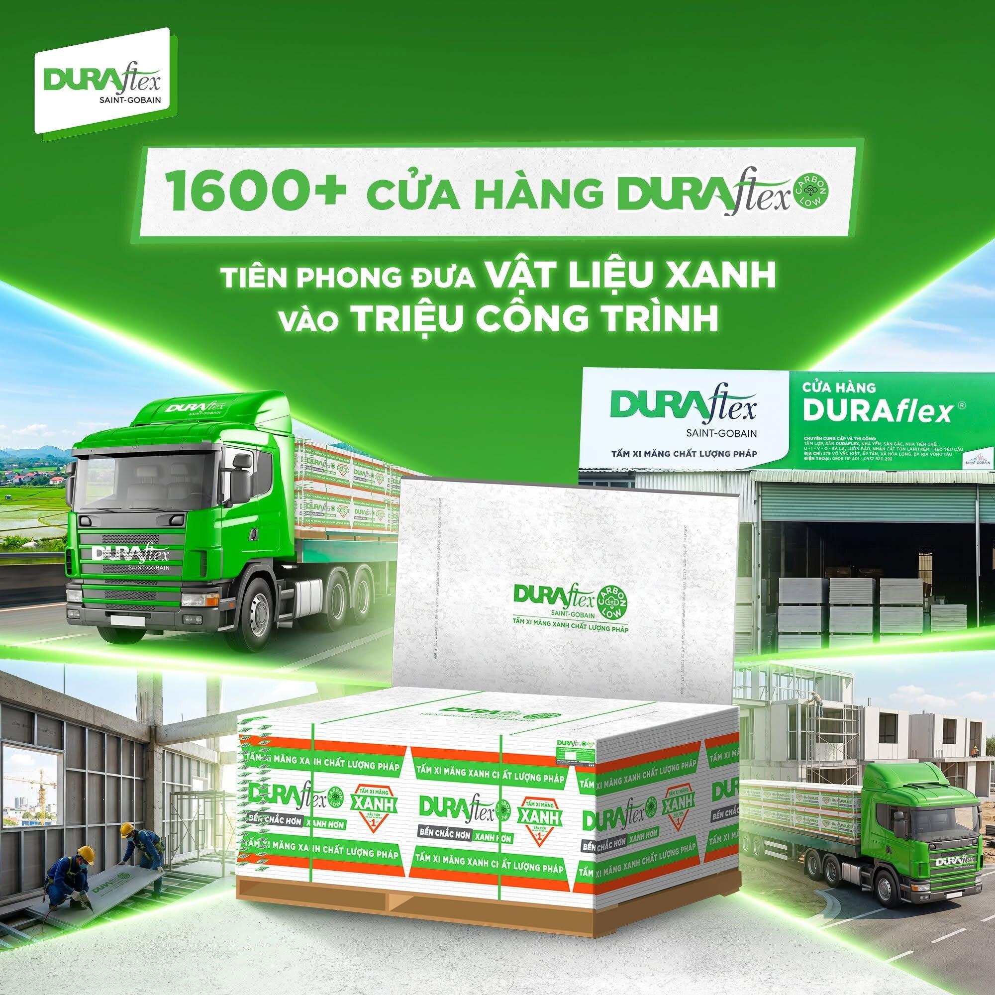 DURAflex có hệ thống phân phối với 1600+ điểm bán trên toàn quốc, đảm bảo nguồn cung ổn định cho mọi xã phường tại Nghệ An