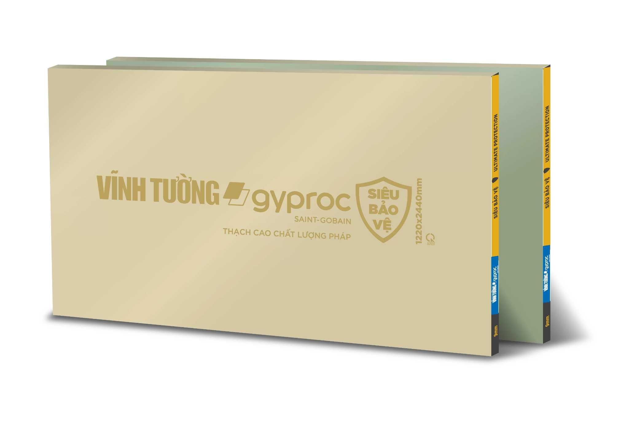 Tấm thạch cao trong hệ trần thạch cao Vĩnh Tường Siêu bảo vệ - Cao cấp