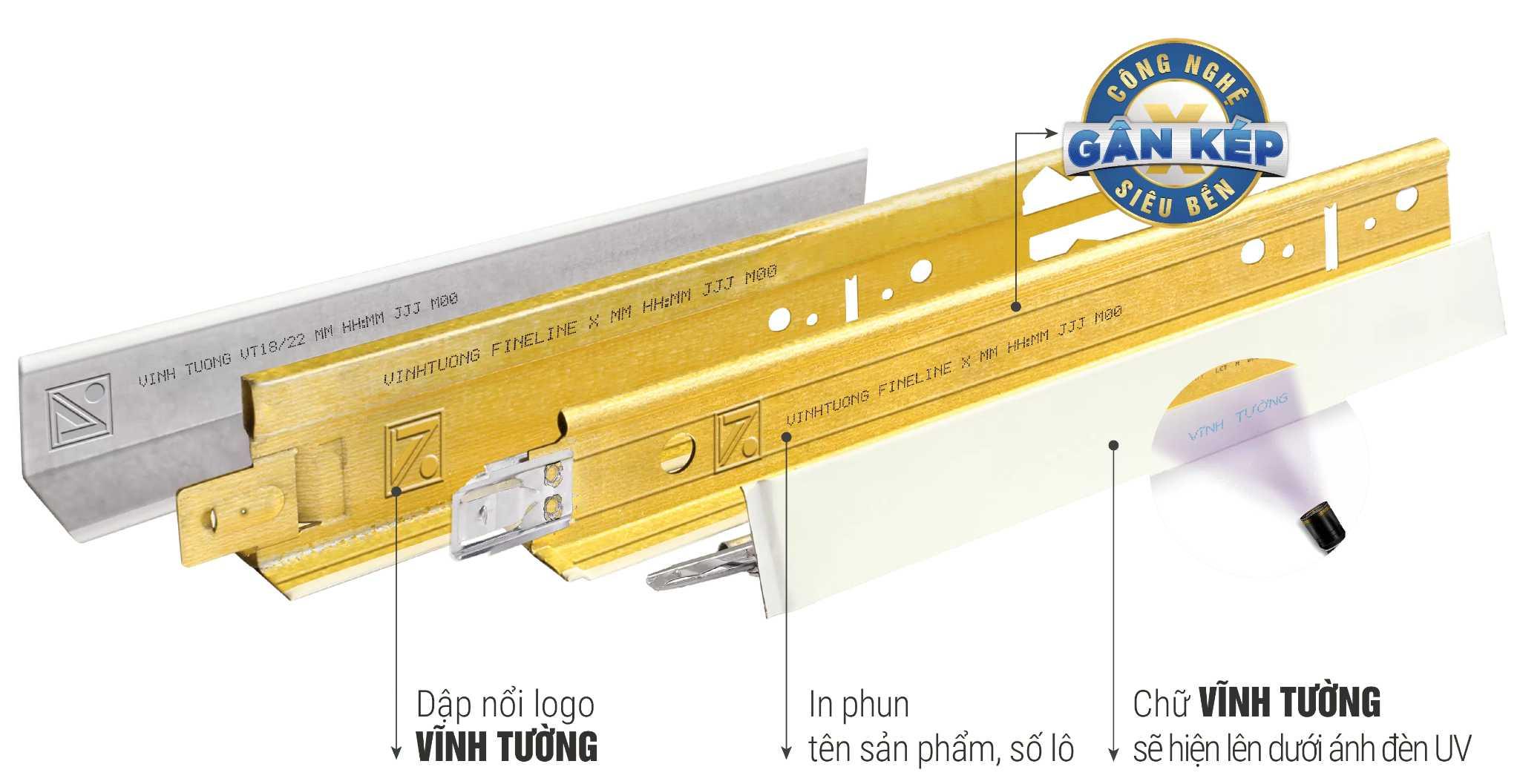 Hệ khung xương trần thả Vĩnh Tường TIKA cho giải pháp trần hiện đại