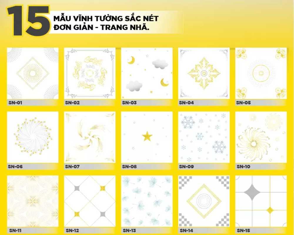 Tổng hợp 15 mẫu la phông Vĩnh Tường Sắc Nét